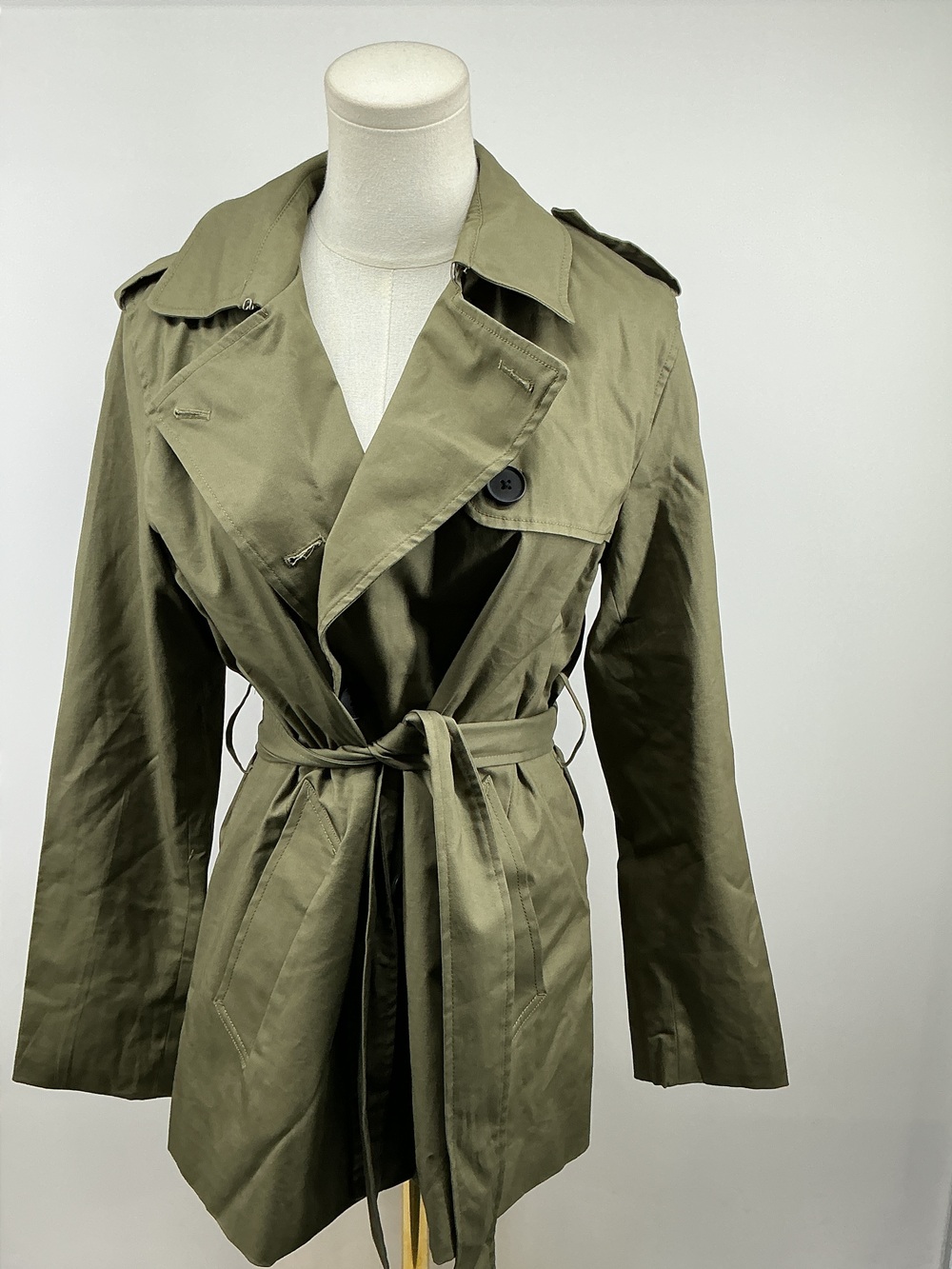 Comfort Stretch Short Trench Coat